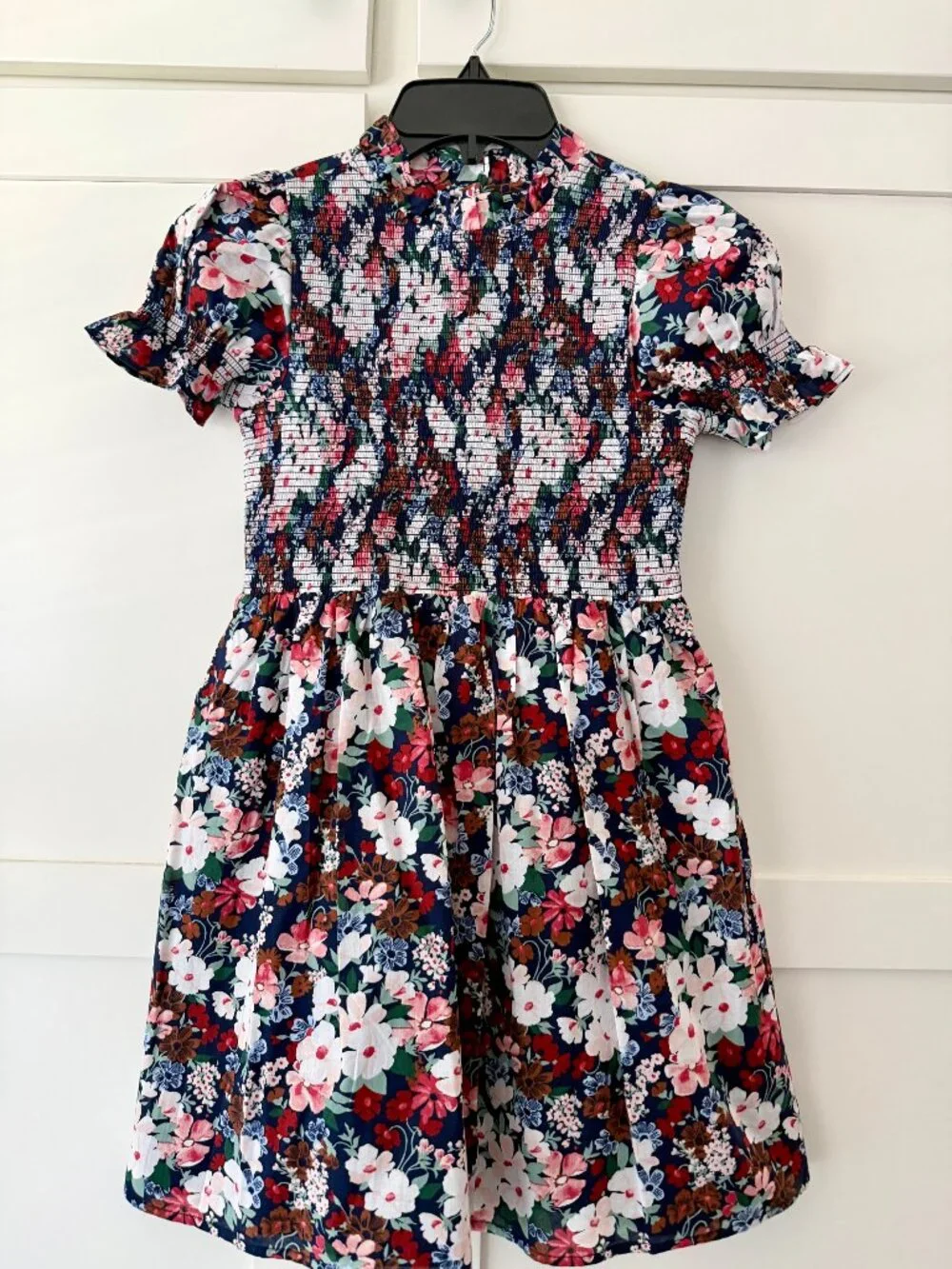 NWT Janie & Jack Hannah Floral Smocked Dress Size 10
